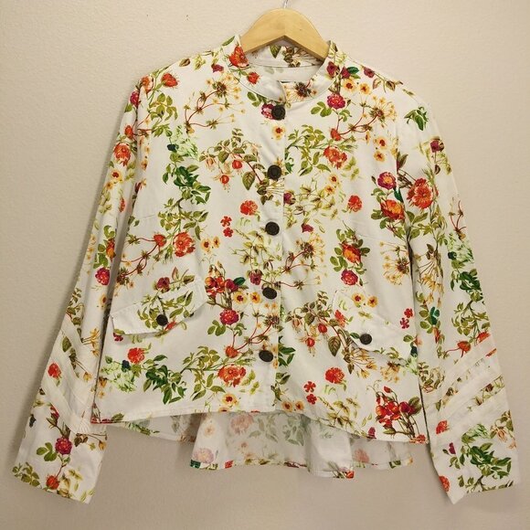Disney Jackets & Blazers - DISNEY'S Alice Through the Looking Glass Designer Collection floral jacket XL